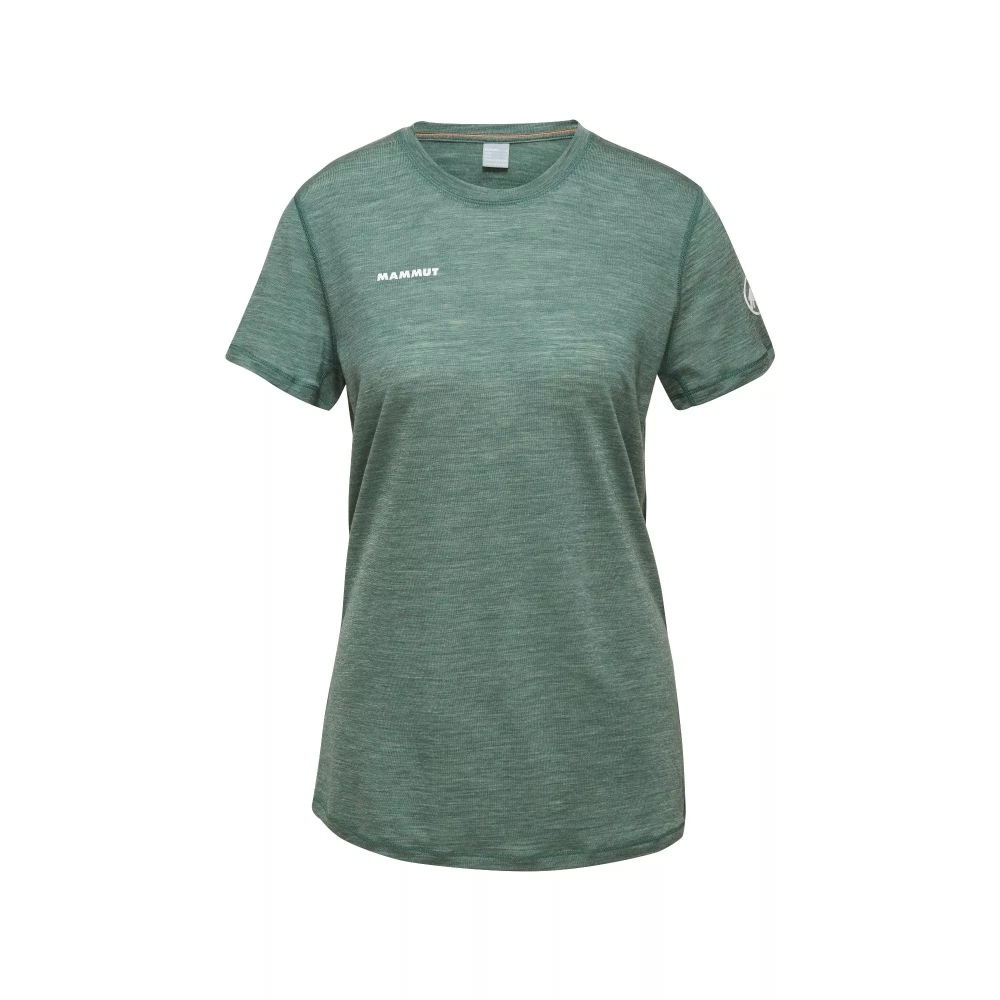 【MAMMUT 長毛象】女款 Tree Wool FL T-Shirt 羊毛混紡快乾抗臭短袖T恤