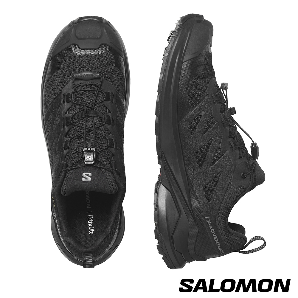 【Salomon】(過季零碼)男款 X-ADVENTURE Goretex 健野鞋