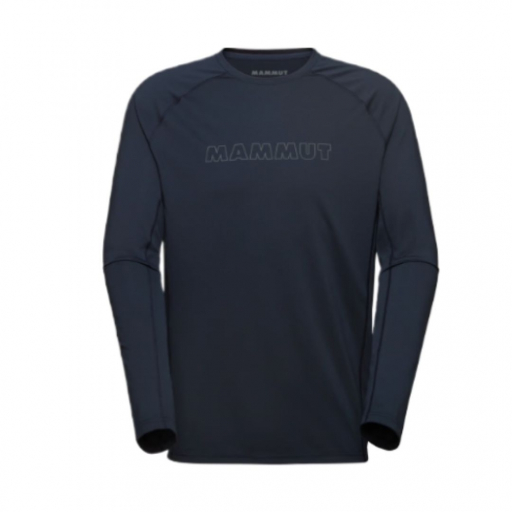 【MAMMUT 長毛象】男款 Selun FL Longsleeve Logo 機能LOGO長袖T恤