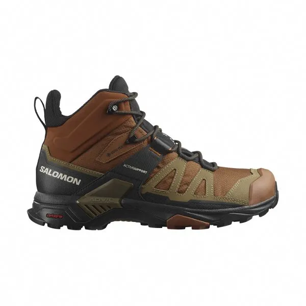 【Salomon】男款 X ULTRA 4 Goretex 中筒登山鞋