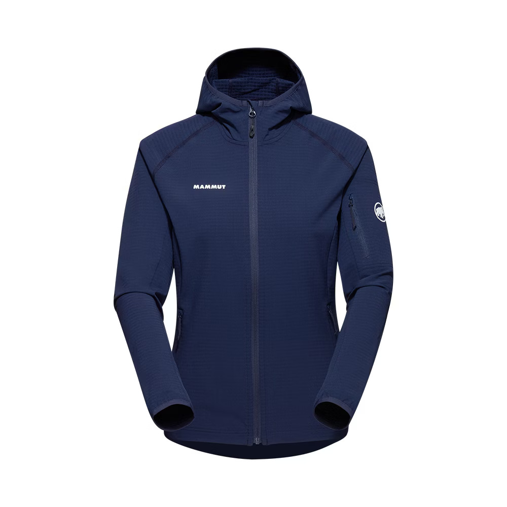 【MAMMUT 長毛象】女款 Madris Light ML Hooded Jacket 防風刷毛連帽外套