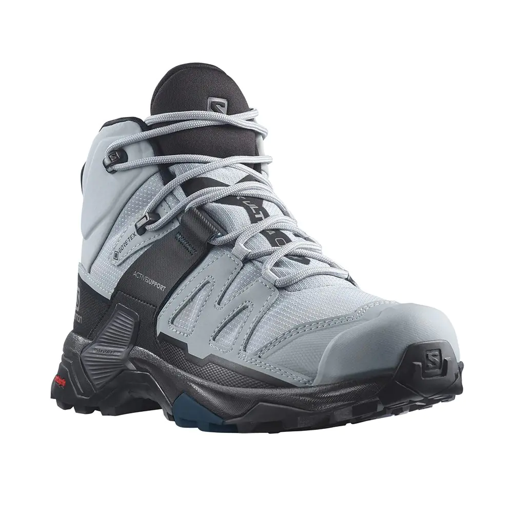 【Salomon】女款 X ULTRA 4 Goretex 中筒登山鞋 寬楦