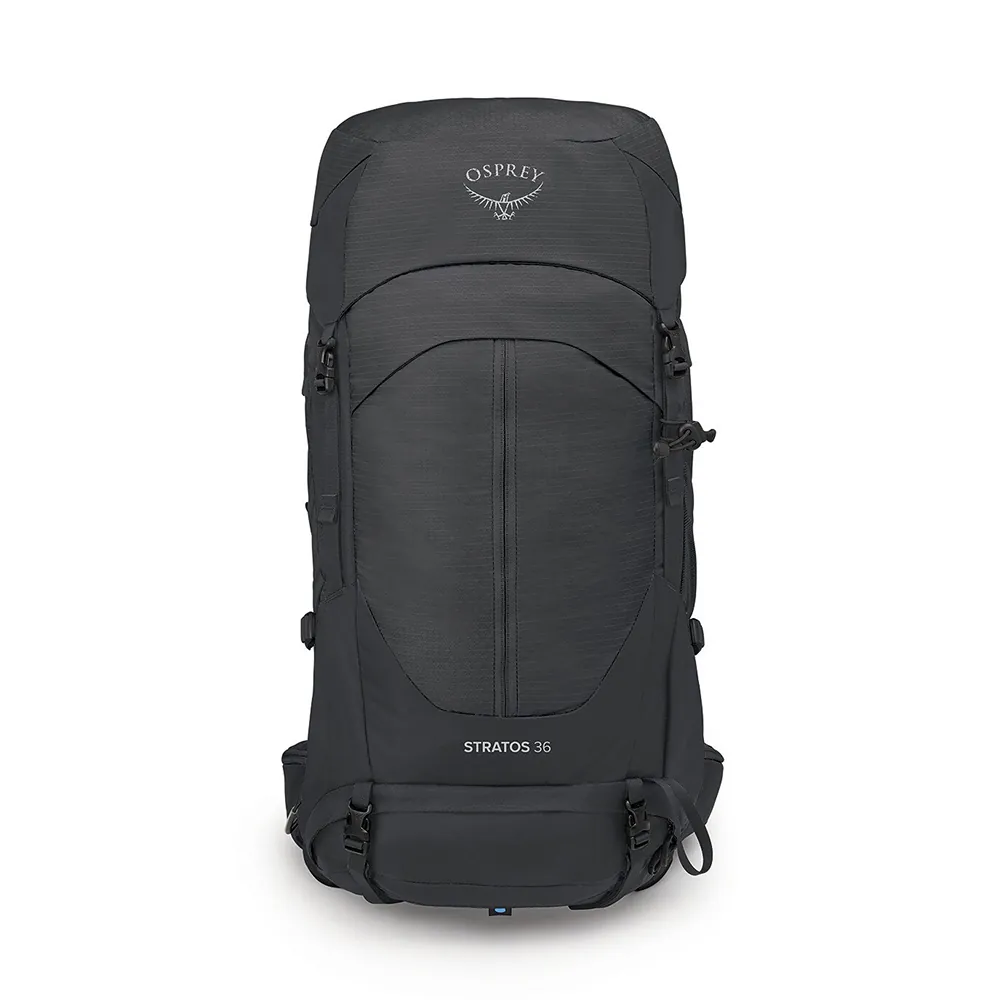 【Osprey】男款 Stratos 36L 透氣網背登山背包-隧道灰