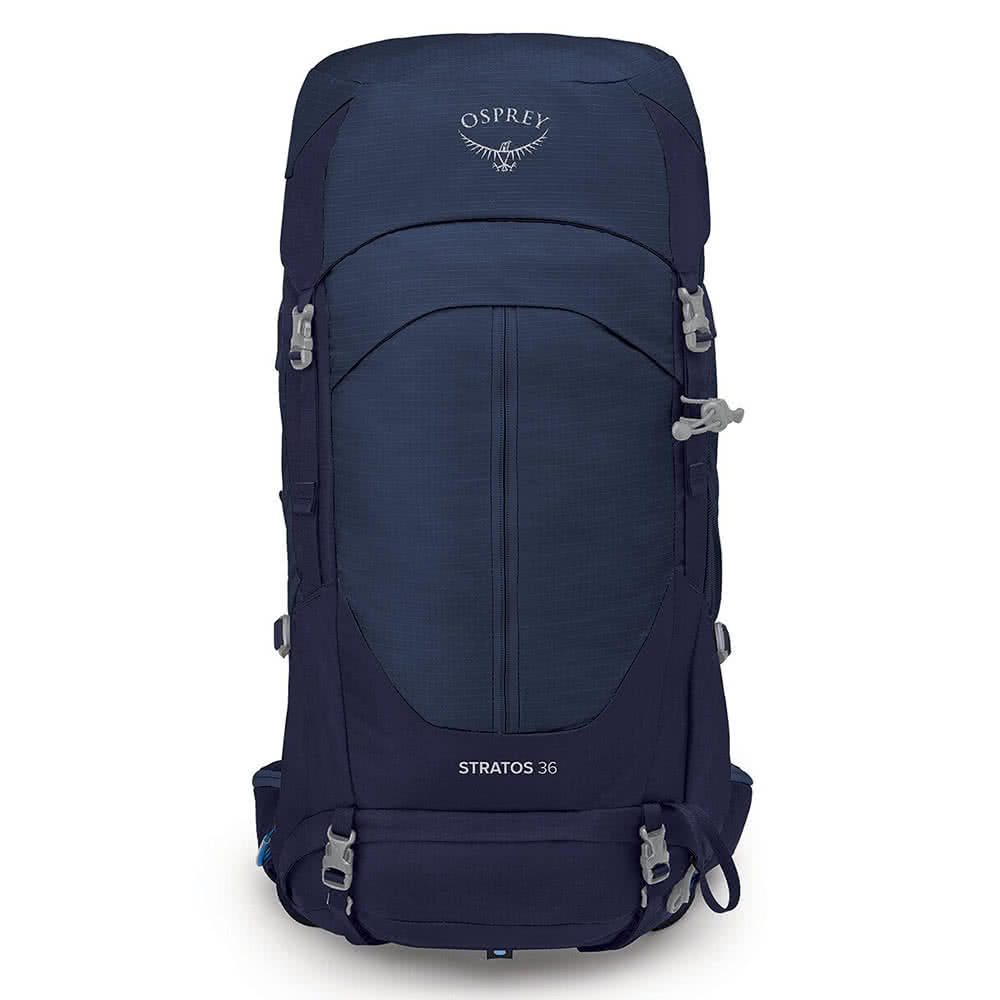 【Osprey】男款 Stratos 36L 透氣網背登山背包-海鯨藍