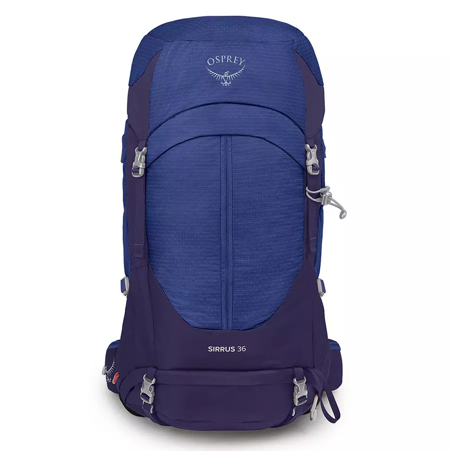 【Osprey】女款 Sirrus 36L 透氣網背登山背包-漿果藍