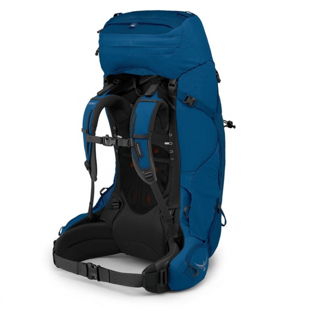 【Osprey】男款 Aether 65L 專業登山背包-深海藍 S/M