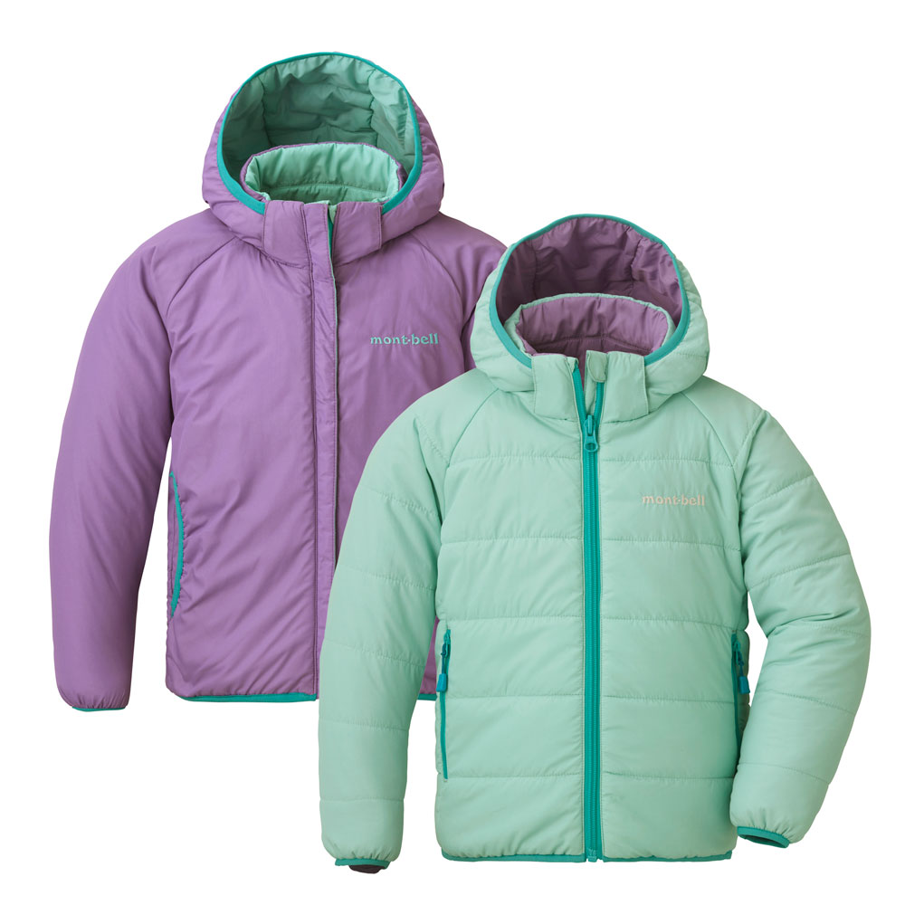 【mont-bell】兒童 Thermawrap Parka 雙面穿連帽化纖保暖外套