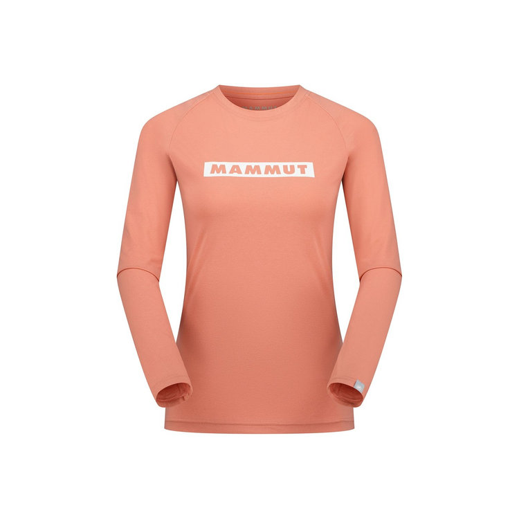 【MAMMUT 長毛象】女款 QD Logo Print Longsleeve T-Shirt AF 圓領長袖上衣