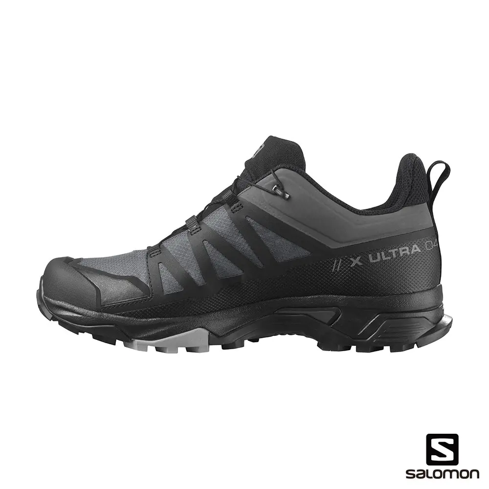 【Salomon】男款 X ULTRA 4 Goretex 低筒登山鞋 寬楦