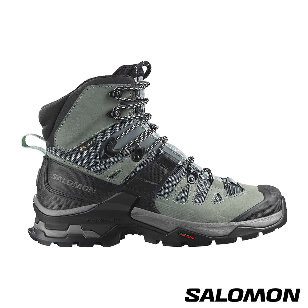 【Salomon】(過季零碼)女款 QUEST 4 Goretex 高筒登山鞋