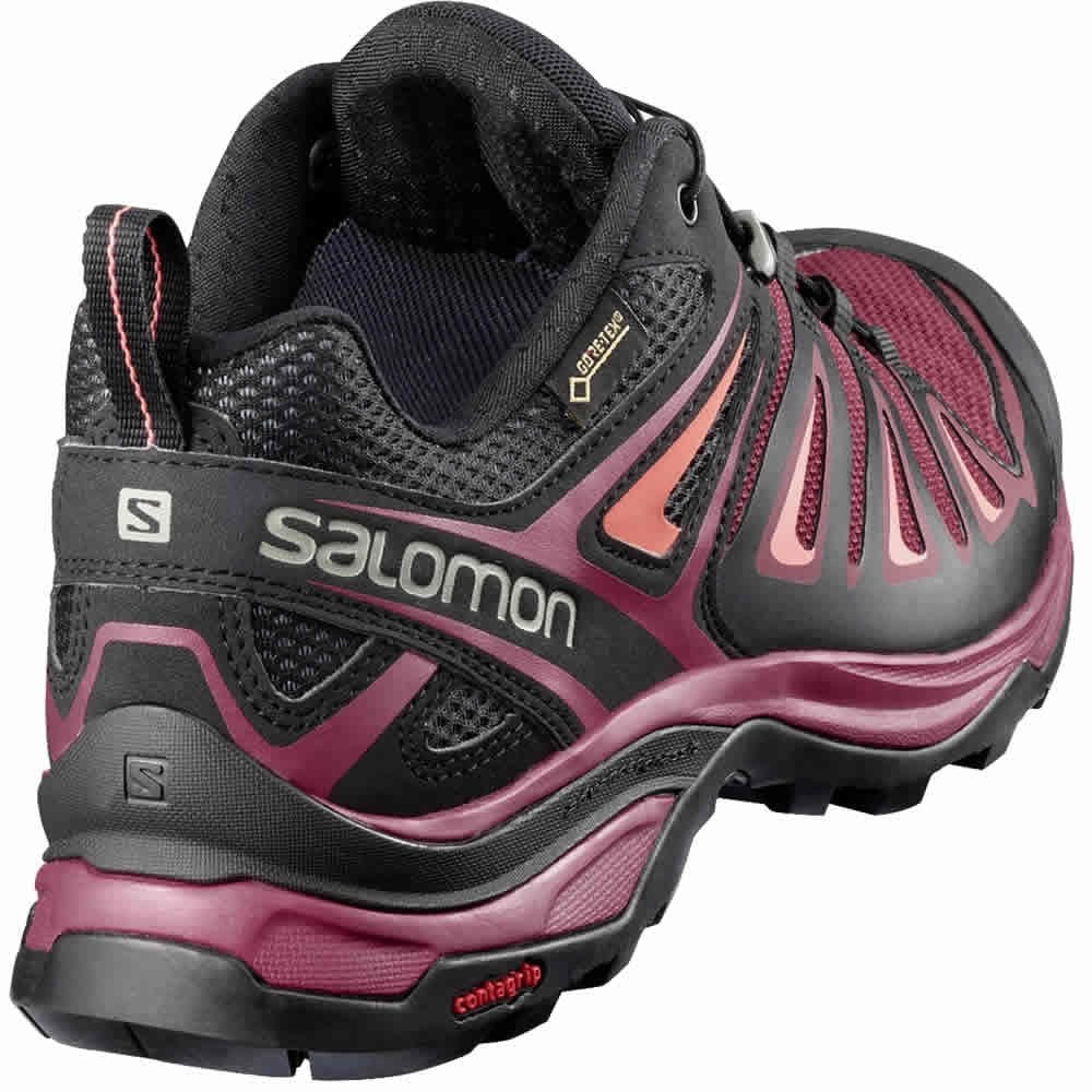 【Salomon】(過季零碼)女款 X ULTRA 3 GTX 低筒登山鞋