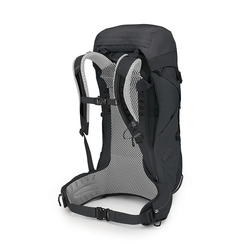 【Osprey】男款 Stratos 36L 透氣網背登山背包-隧道灰