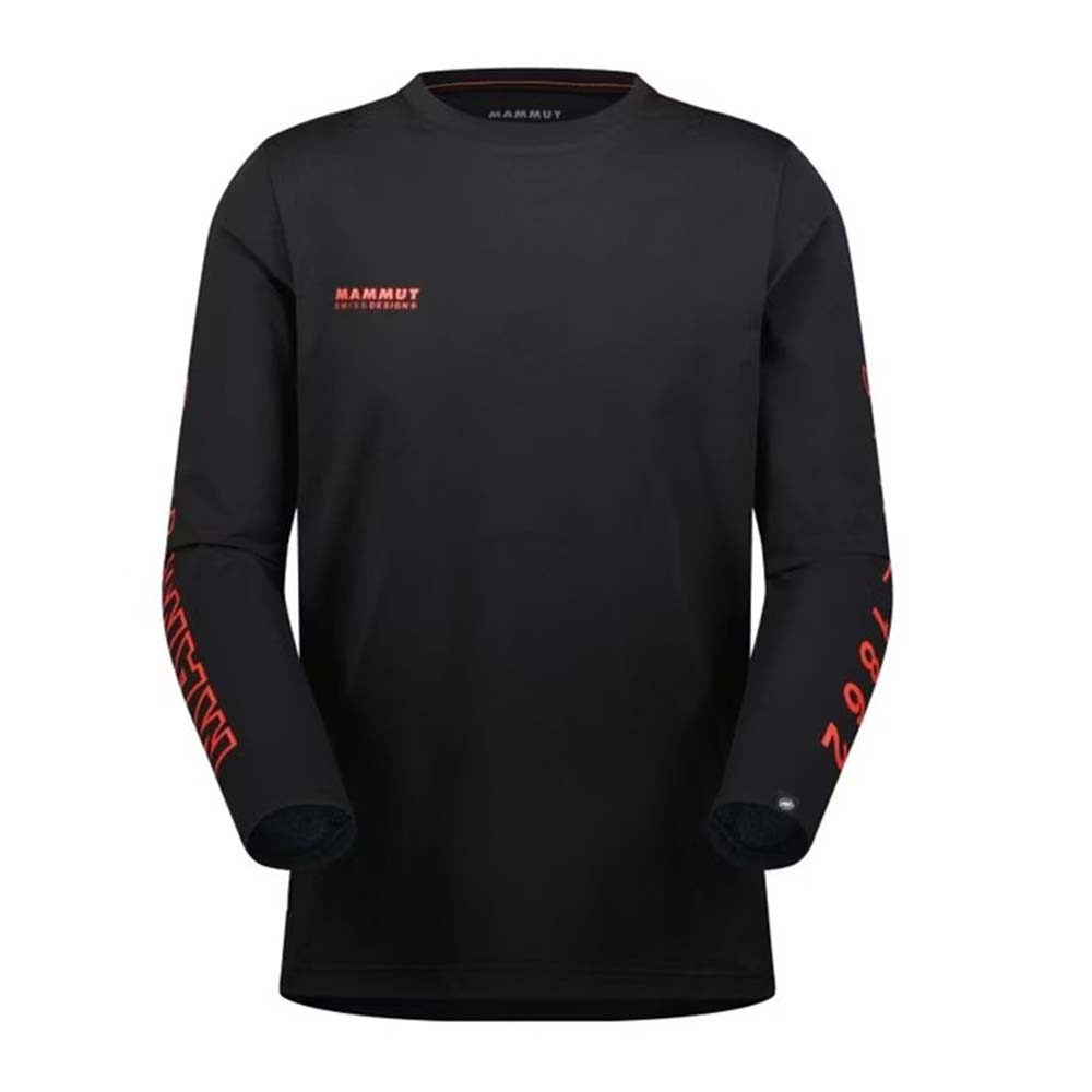 【MAMMUT 長毛象】男款 QD Logo Print Longsleeve T-Shirt AF 圓領長袖上衣