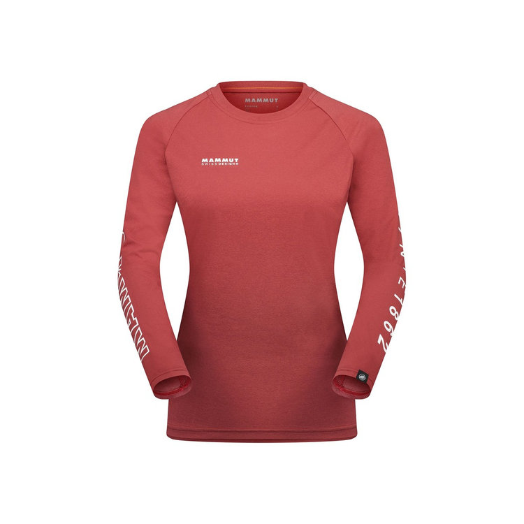 【MAMMUT 長毛象】女款 QD Logo Print Longsleeve T-Shirt AF 圓領長袖上衣