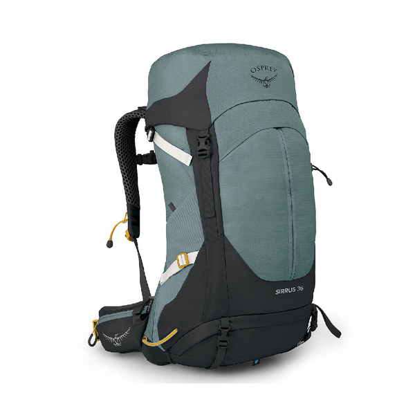 【Osprey】女款 Sirrus 36L 透氣網背登山背包-石蓮綠