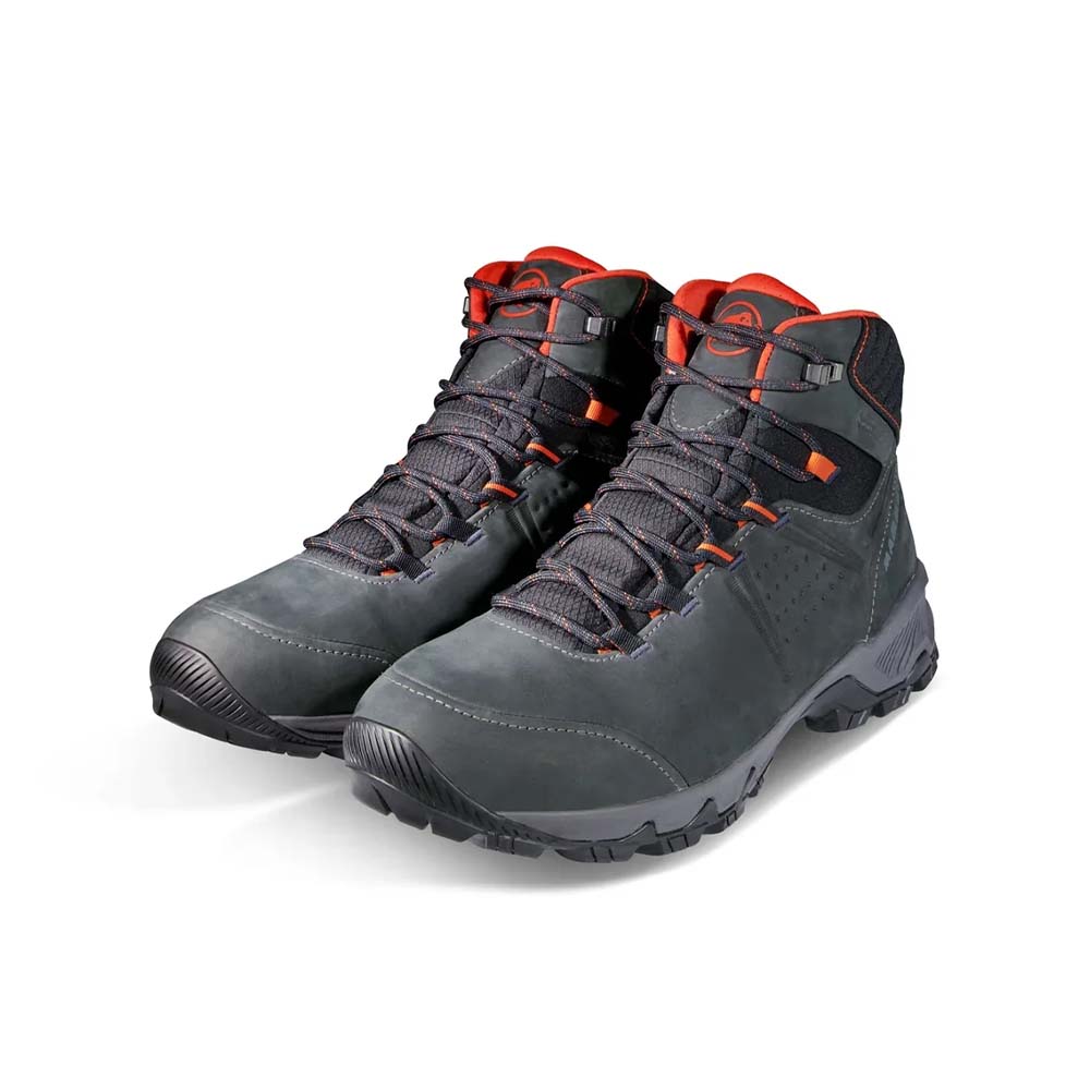 【MAMMUT 長毛象】男款 Mercury IV Mid GTX 防水中筒登山皮靴