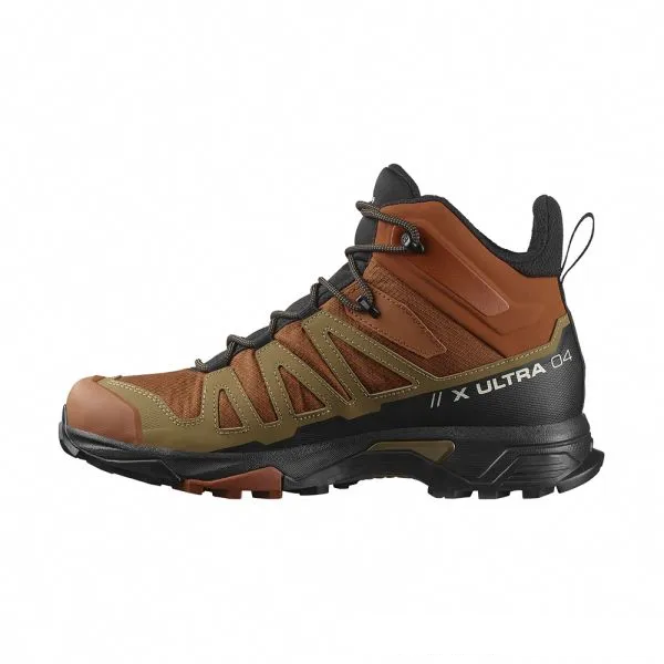 【Salomon】男款 X ULTRA 4 Goretex 中筒登山鞋